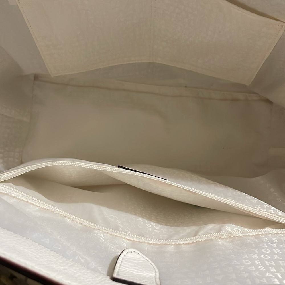 KATE SPADE - white Caroline lane forester tote- NWT - Picture 6 of 15
